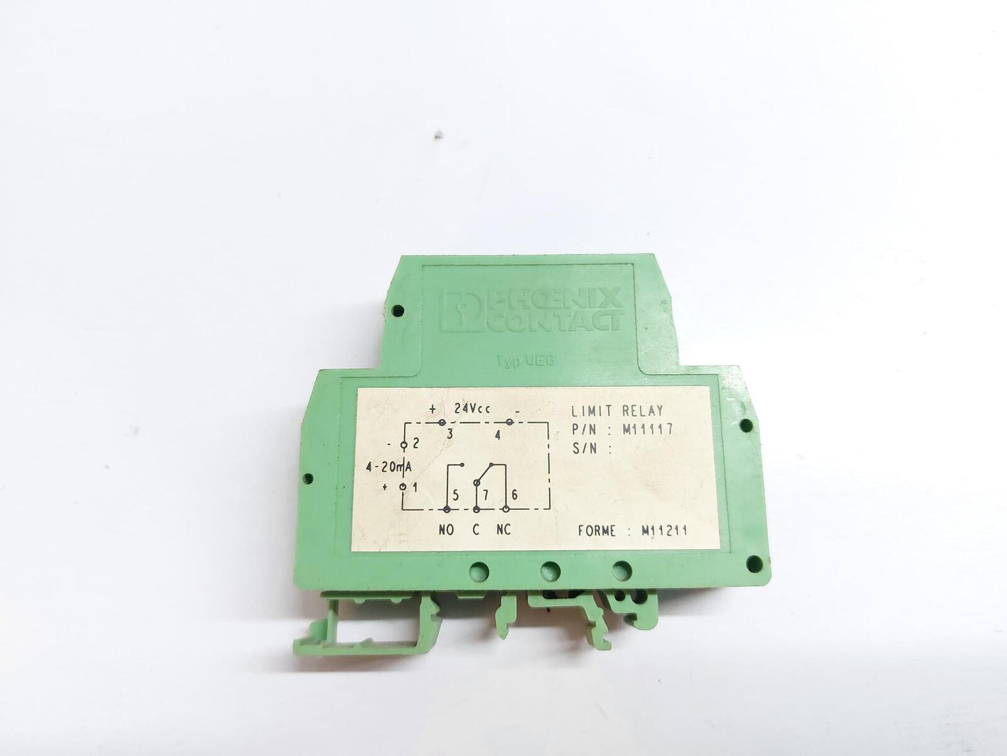 PHOENIX CONTACT UEG LIMIT RELAY M11117