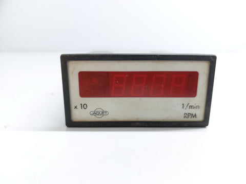 JAQUET DFF916DC3 DIGITAL DISPLAY TACHOMETER