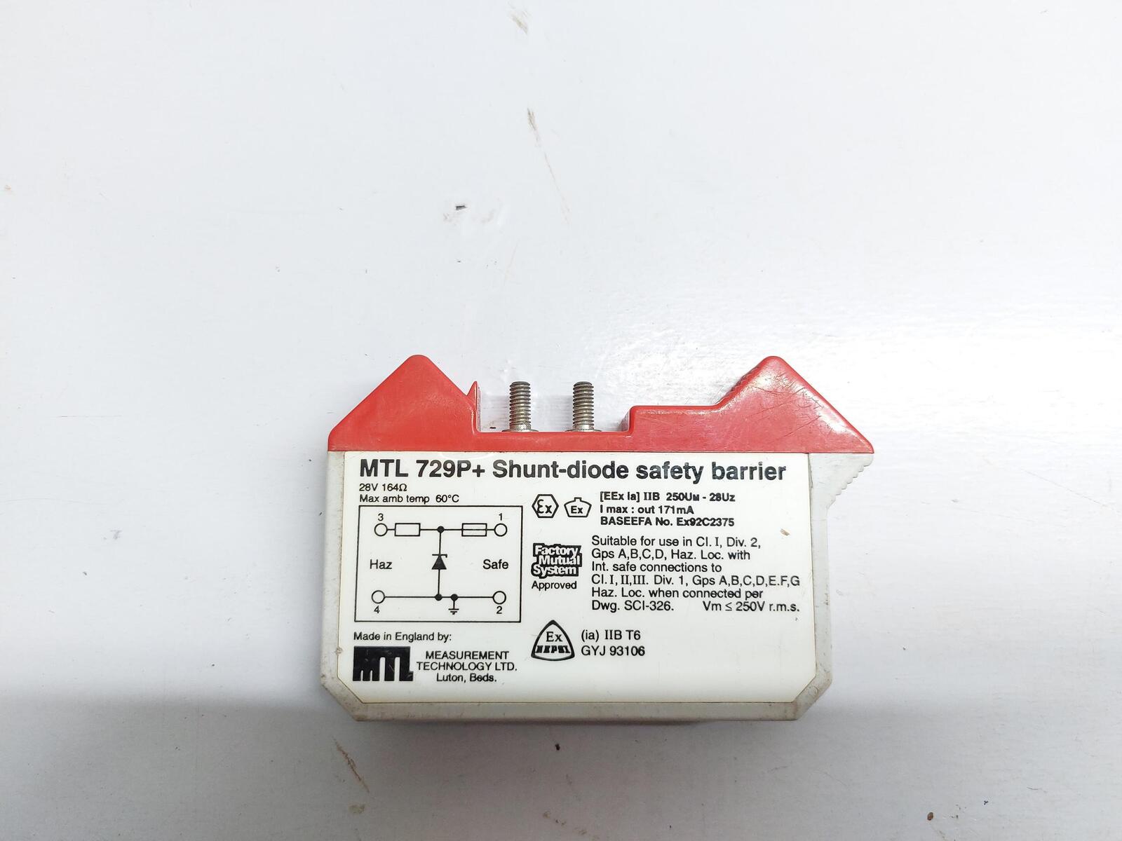 MTL 729P+ SHUNT-DIODE SAFETY BARRIER