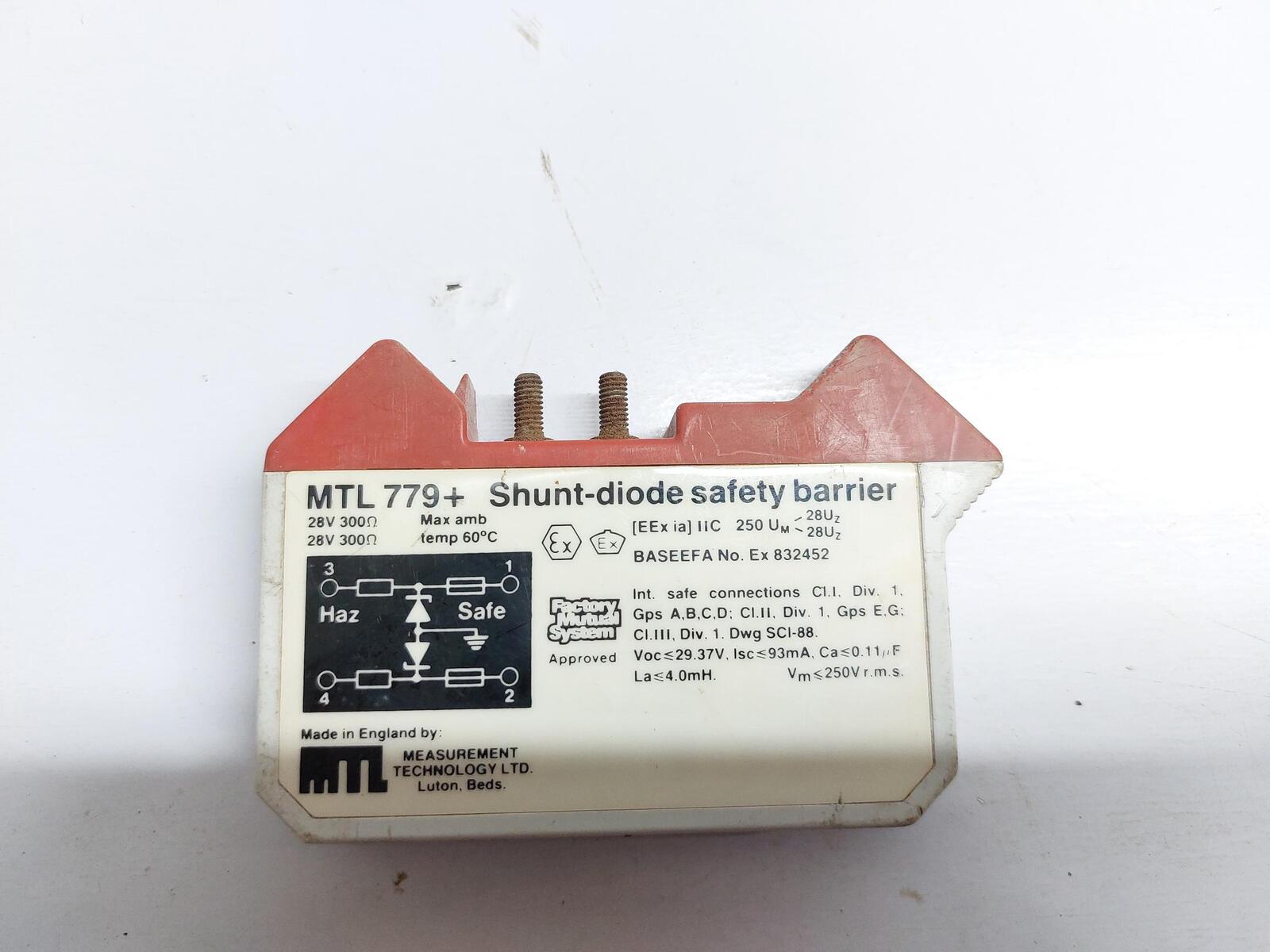 MTL 779+ SHUNT-DIODE SAFETY BARRIER