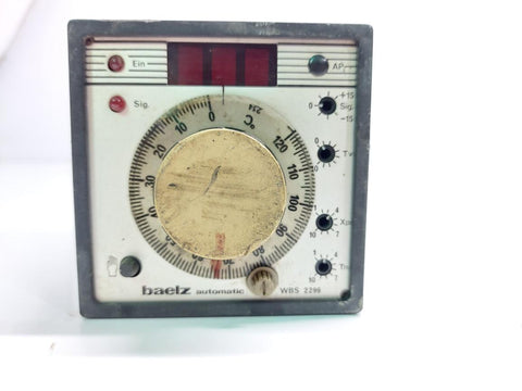 BAELZ AUTOMATIC WBS 2296 TEMPERATURE CONTROLLER