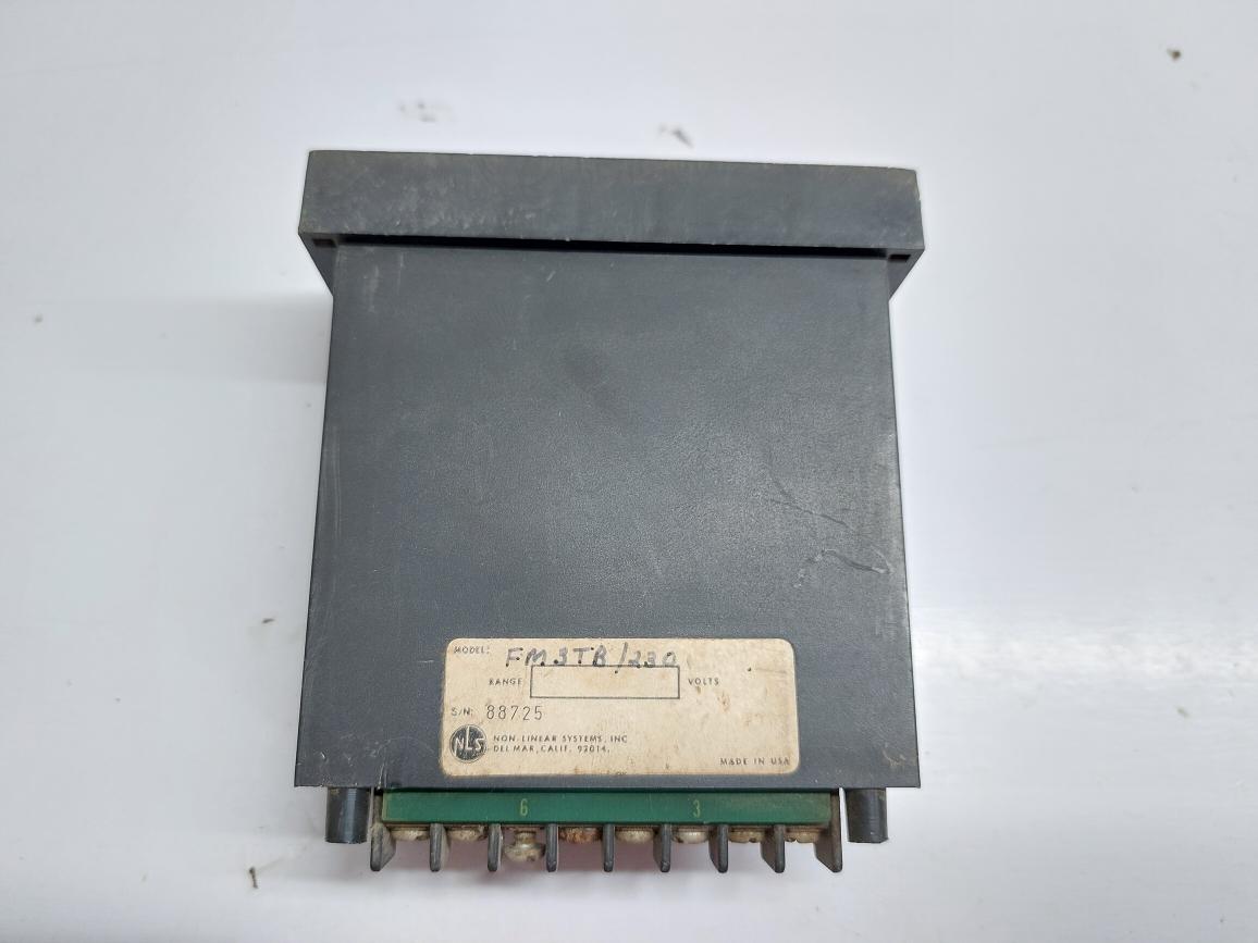 NLS NON-LINEAR SYSTEMS FM3TB/230 FREQUENCY MONITOR