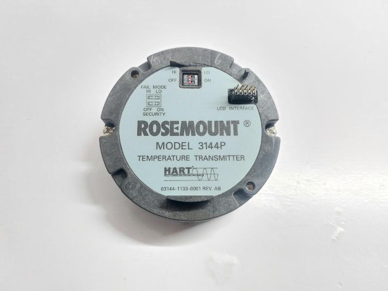 ROSEMOUNT HART 3144P 03144-1133-0001 REV. AB TEMPERATURE TRANSMITTER