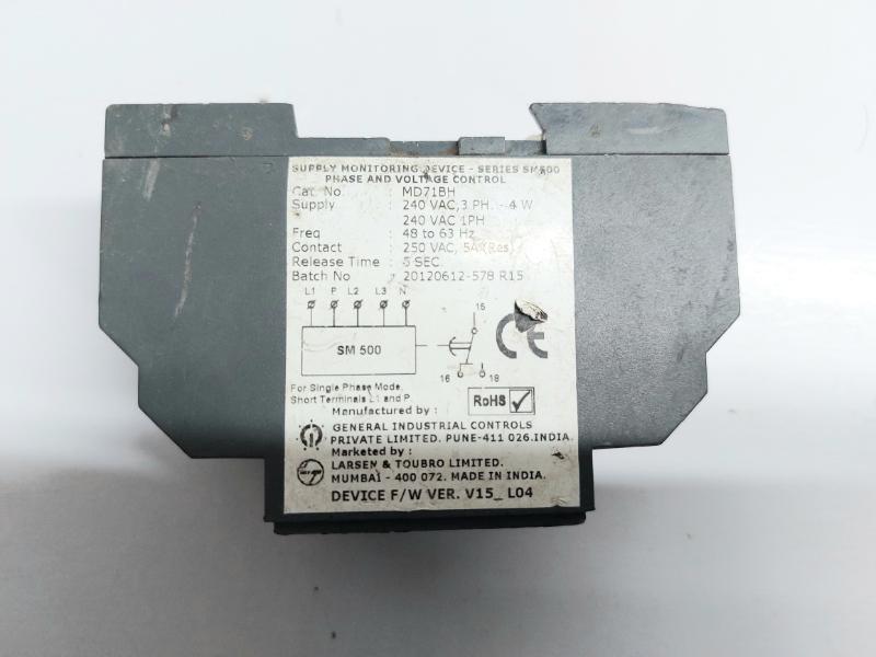 GIC MD71BH SUPPLY MONITORING DEVICE