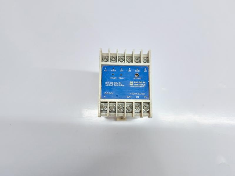 PAN DELTA CONTROLS ICT-420 REV B1 4-20MA TRIP RELAY