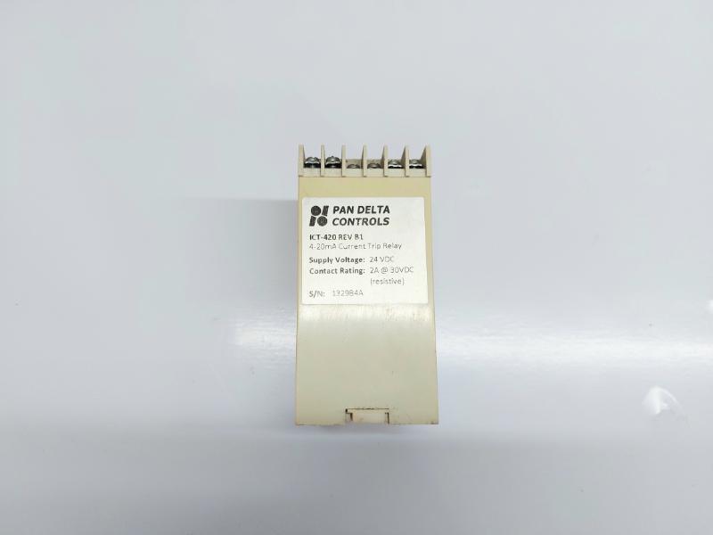 PAN DELTA CONTROLS ICT-420 REV B1 4-20MA TRIP RELAY