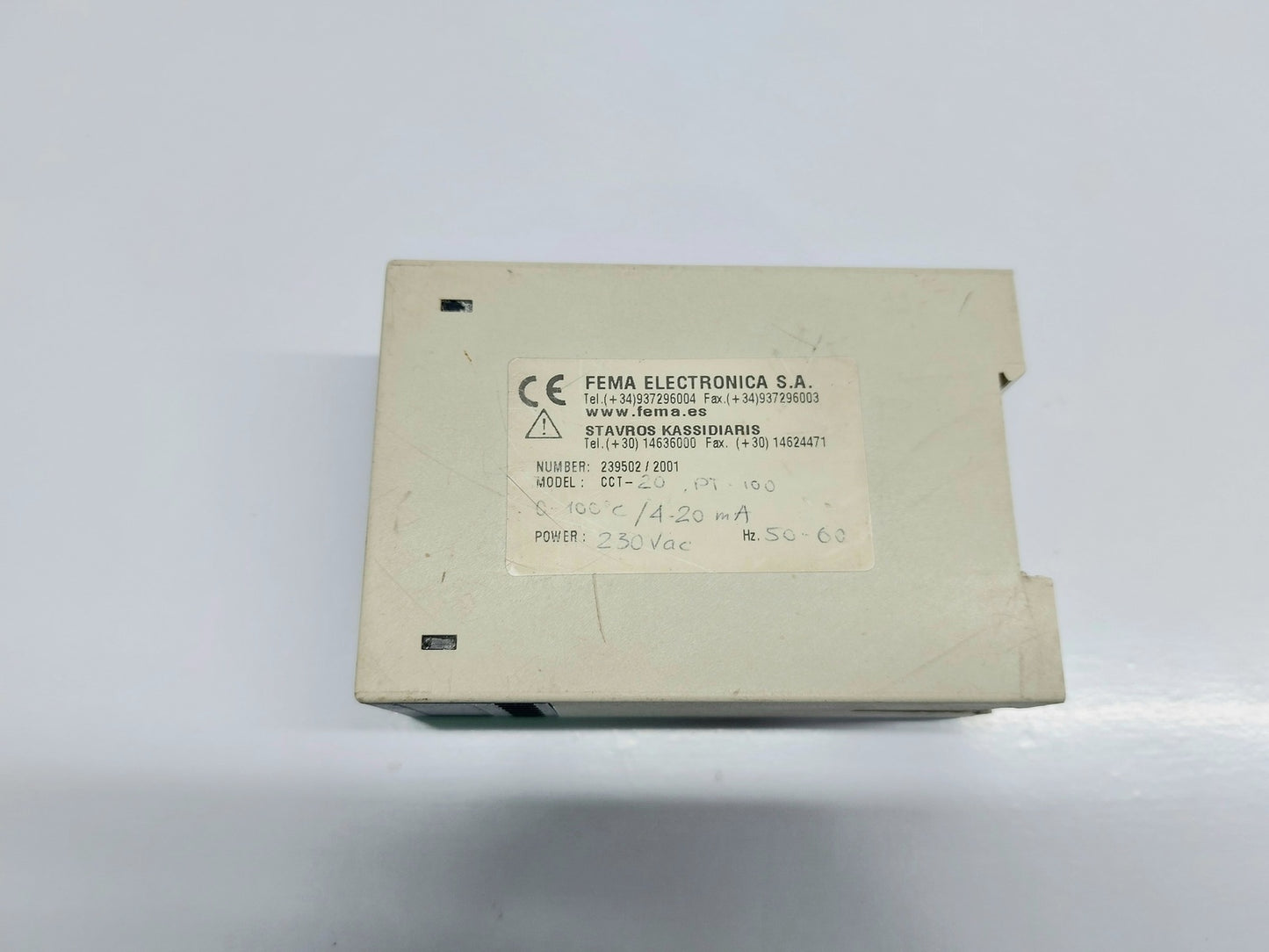 FEMA ELEKTRONICA CCT-20 POWER SUPPLY 239502/2001