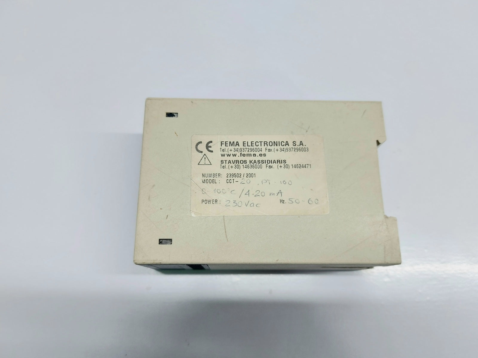 FEMA ELEKTRONICA CCT-20 POWER SUPPLY 239502/2001