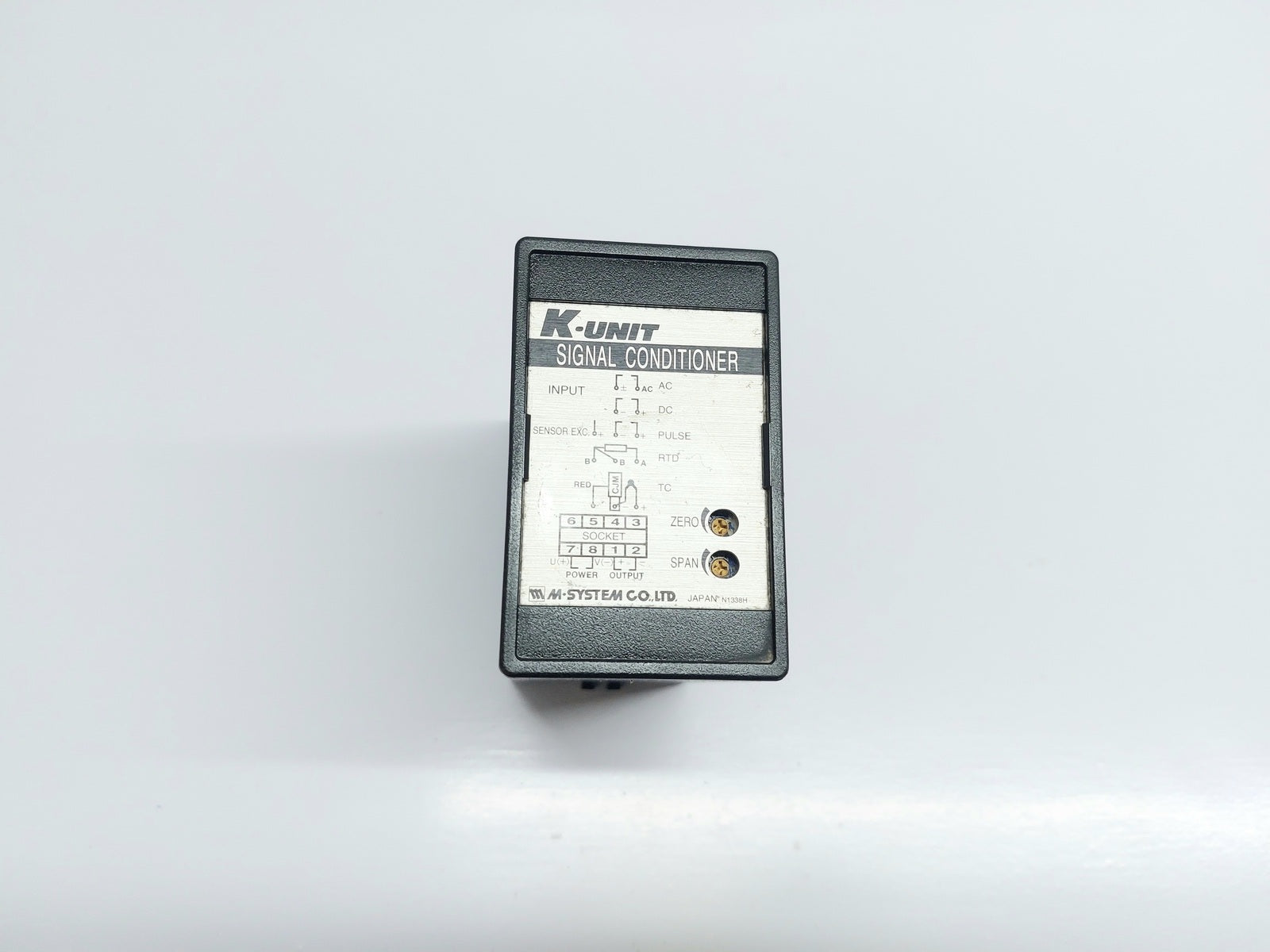 M-SYSTEM K-UNIT KR-3A-R SIGNAL CONDITIONER RTD TRANSMITTER