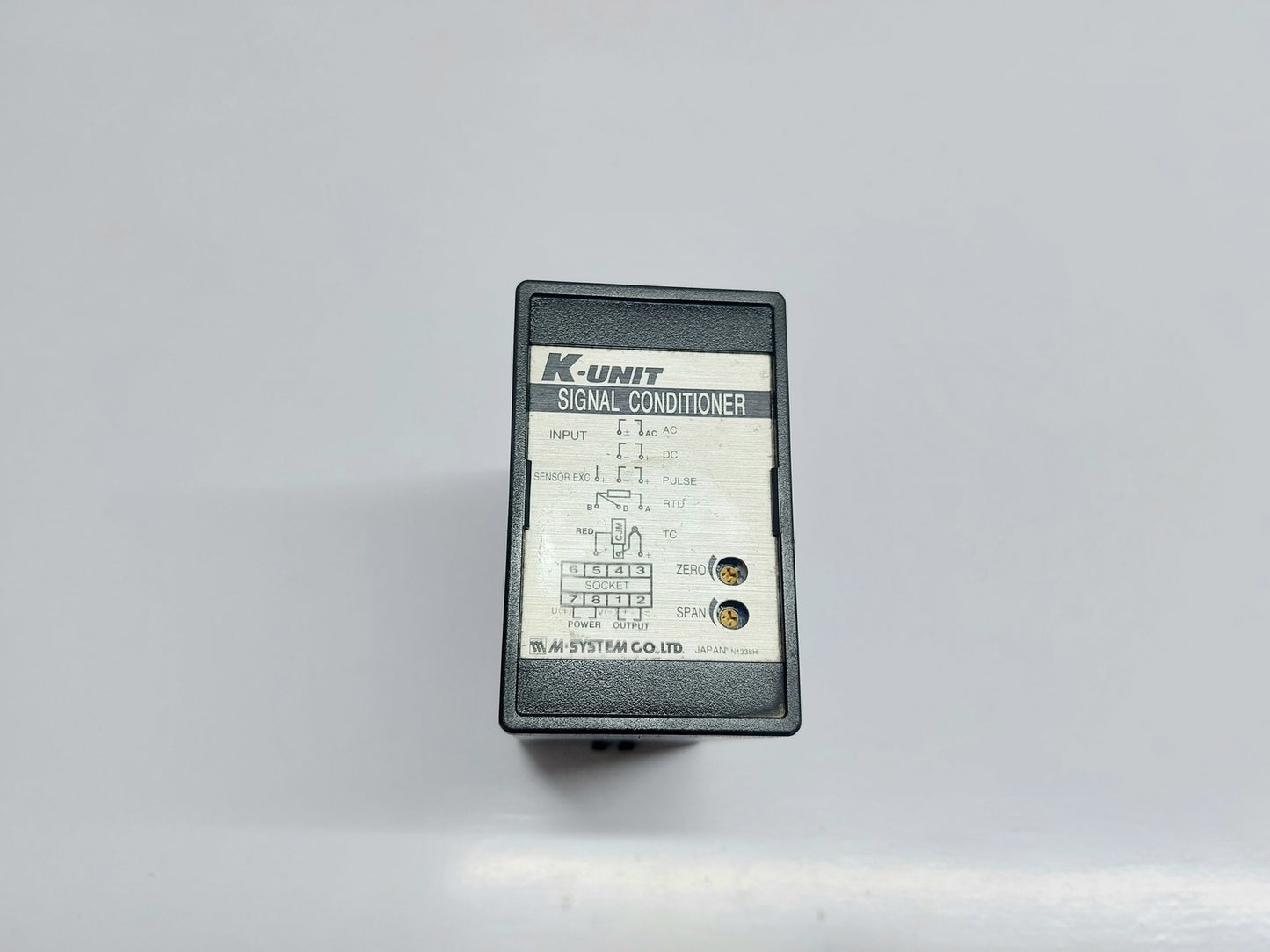M-SYSTEM K-UNIT KR-3A-R SIGNAL CONDITIONER RTD TRANSMITTER