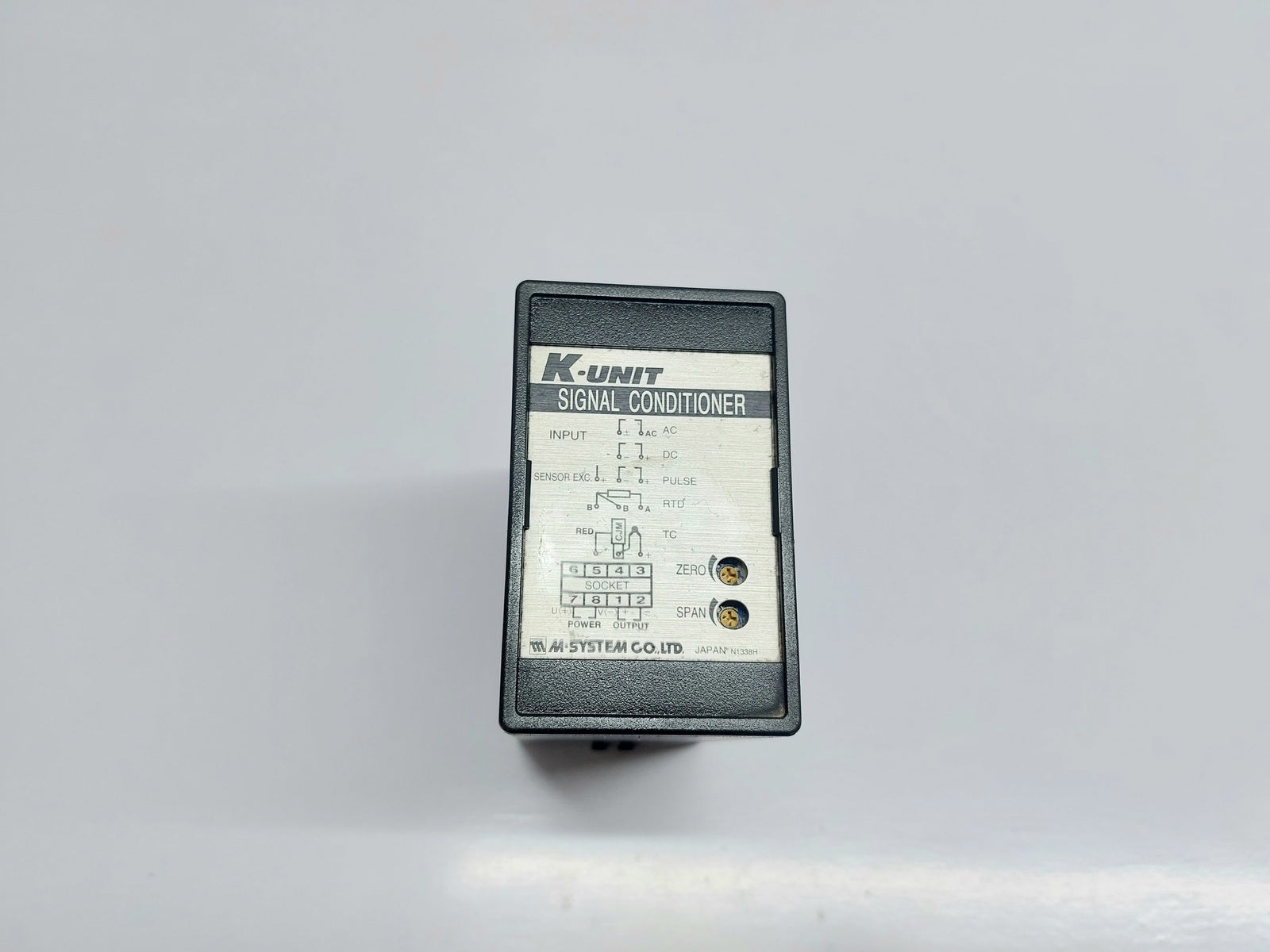 M-SYSTEM K-UNIT KR-3A-R SIGNAL CONDITIONER RTD TRANSMITTER