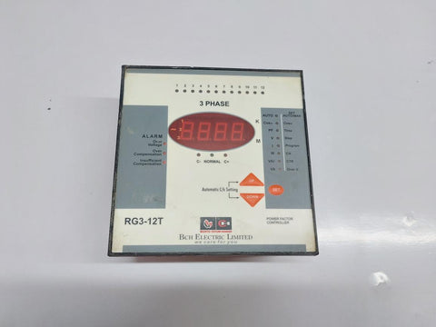 BCH ELECTRIC RG3-12T POWER FACTOR CONTROLLER