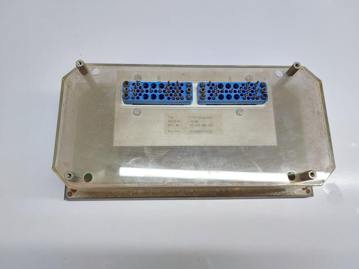 SULZER 112.045.584.200 CONTROL PANEL