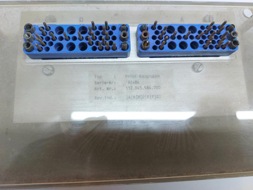 SULZER 112.045.584.200 CONTROL PANEL