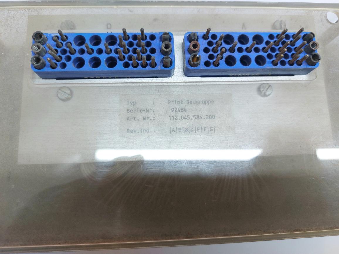 SULZER 112.045.584.200 CONTROL PANEL