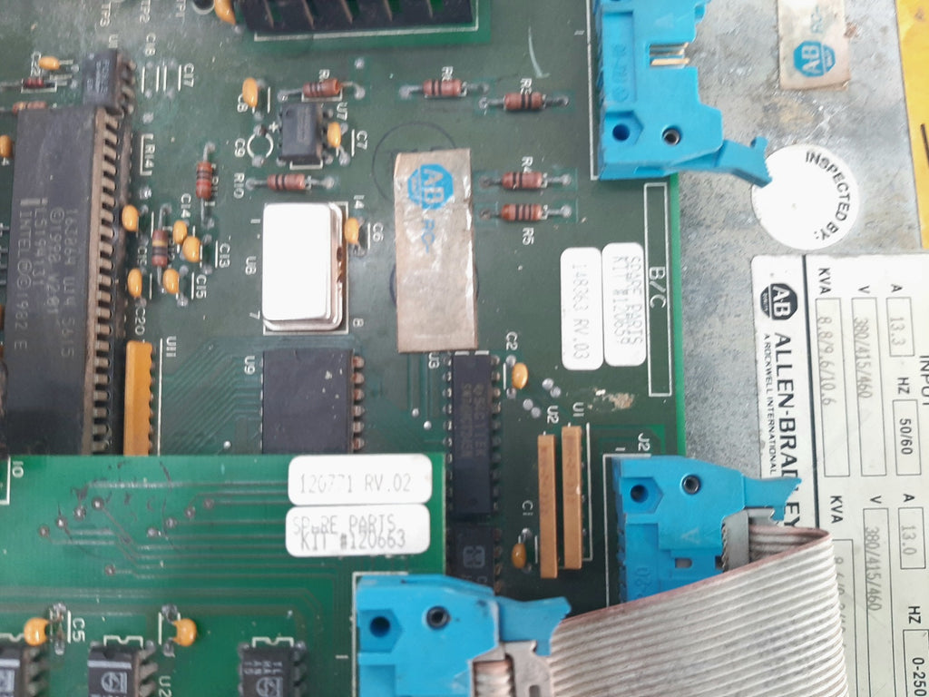 ALLEN BRADLEY BULLETIN 1336-B007-E0D-L1 SER A CONTROL BOARD (3)