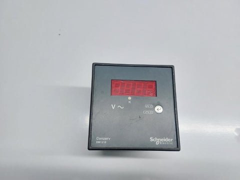 SCHNEIDER ELECTRIC CONZERV DM1210 SINGLE PHASE DIGITAL VOLTMETER