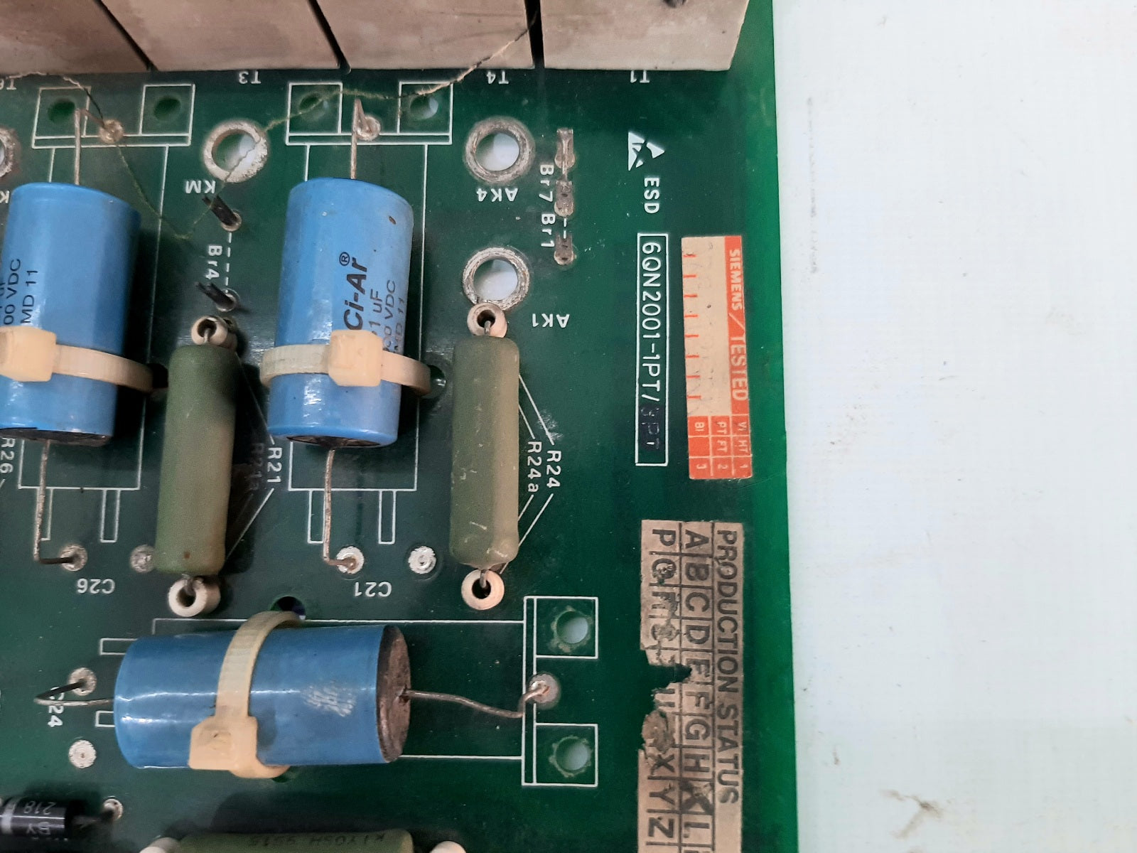 SIEMENS ESD 6QN2001-1PT3PT PC BOARD (2)