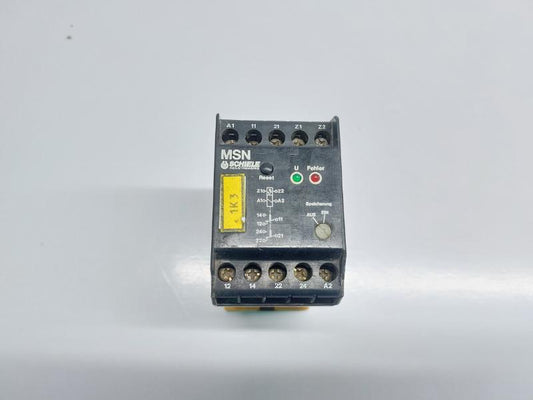 SCHIELE MSN MOTOR PROTECTION RELAY