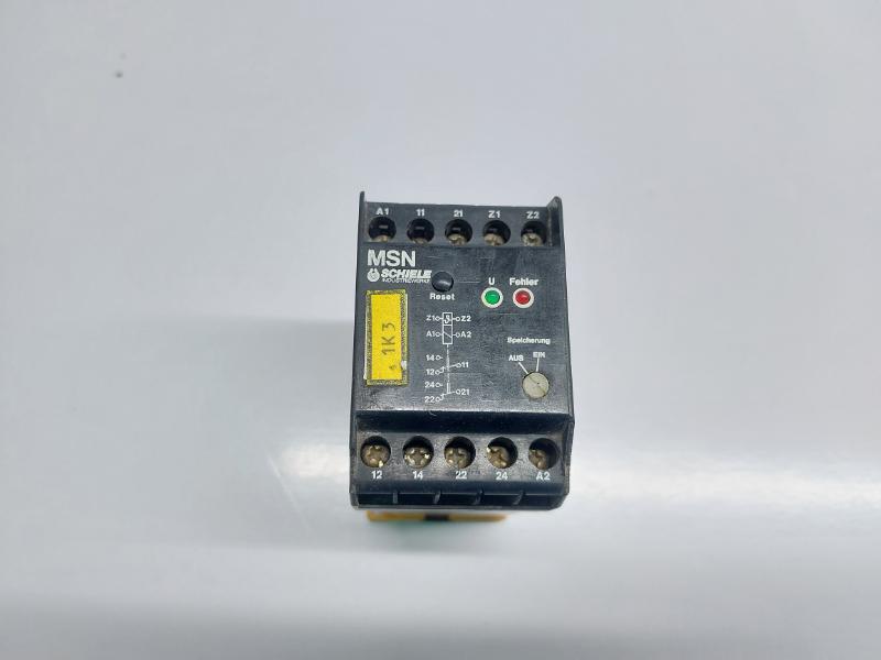 SCHIELE MSN MOTOR PROTECTION RELAY