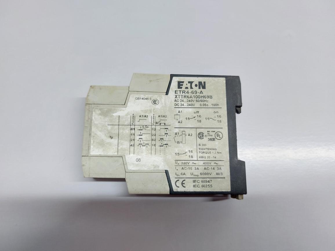 EATON ETR4-69-A RELAY XTTR6A100H69B