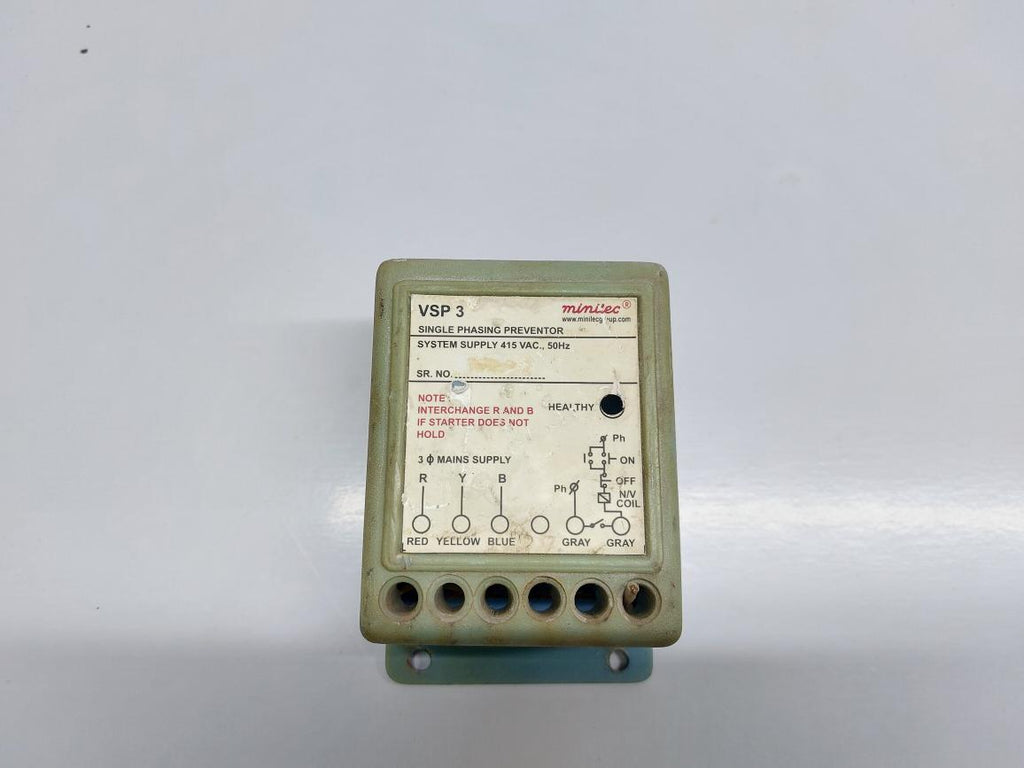 MINILEC VSP 3 SINGLE PHASING PREVENTOR
