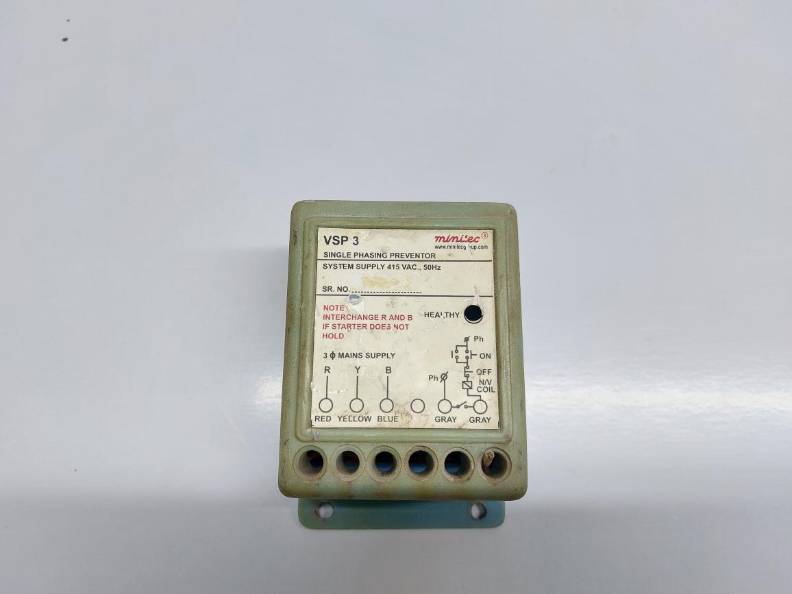 MINILEC VSP 3 SINGLE PHASING PREVENTOR
