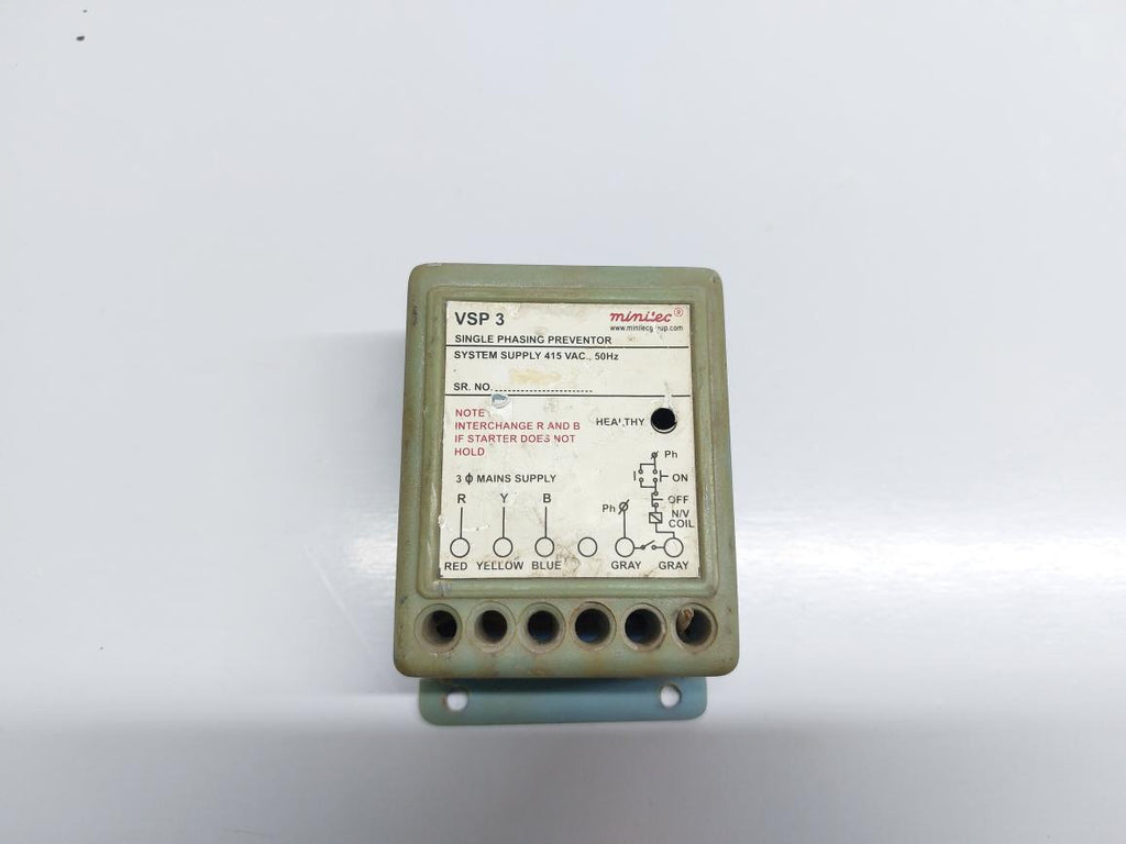 MINILEC VSP 3 SINGLE PHASING PREVENTOR