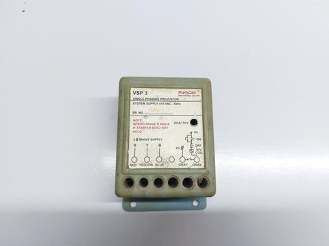MINILEC VSP 3 SINGLE PHASING PREVENTOR