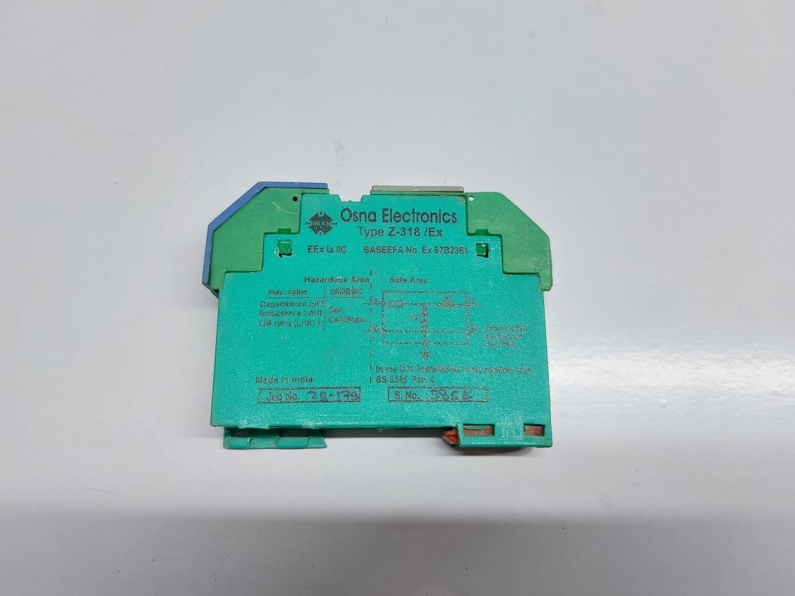 OSNA ELECTRONICS Z-318/EX SAFETY RELAY