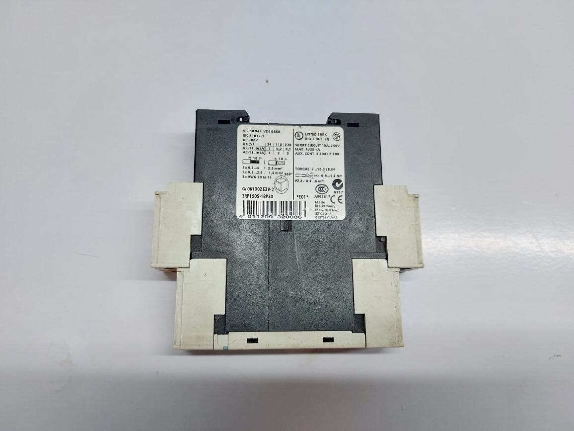 SIEMENS SIRIUS 3RP1505-1BP30 TIMING RELAY