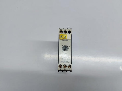 SIEMENS 7PU6020-7NN20 TIME RELAY