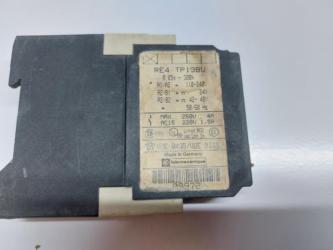 TELEMECANIQUE RE4 TP13BU TIME DELAY RELAY