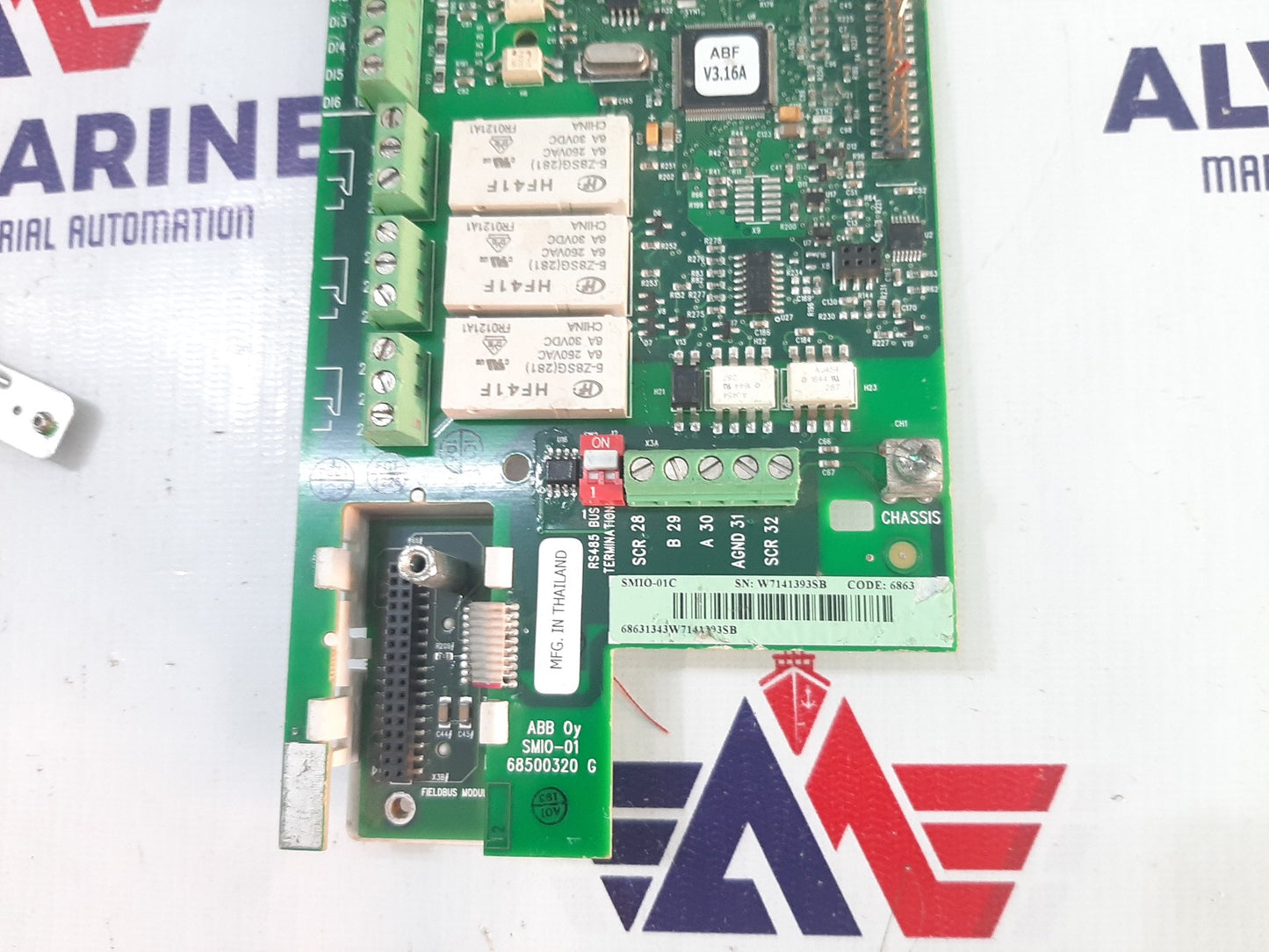 ABB SMIO-01C ACS510 SERIES CPU MOTHERBOARD 68500320 G (2)