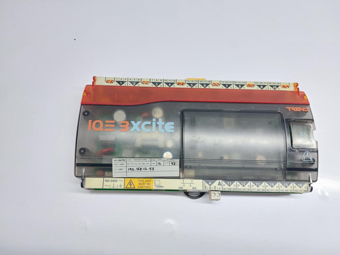 TREND CONTROL IQ3-4002U7096 WEB ENABLED CONTROLLER IQ3XCITE/96/BAC/100-240