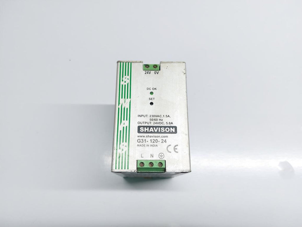 SHAVISON G31-120-24 POWER SUPPLY 24VDC,5.0A