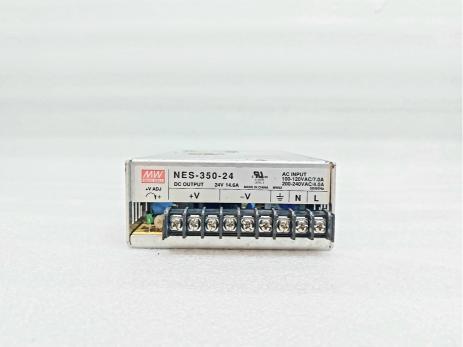 MEAN WELL NES-350-24 AC TO DC POWER SUPPLY 100-120VAC/7.0A