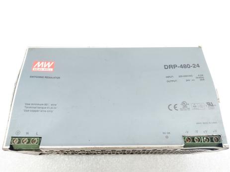 MEAN WELL DRP-480-24 SWITCHING REGULATOR
