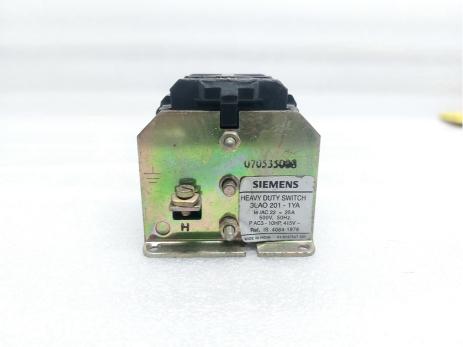 SIEMENS 3LAO201-1YA HEAVY DUTY SWITCH 25A