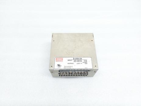 MEAN WELL S-250-24 POWER SUPPLY 100-120VAC 6.0A