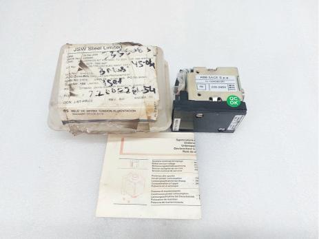 ABB SACE YU-1SDA038312R1 UNDER VOLTAGE RELEASE 220-240V