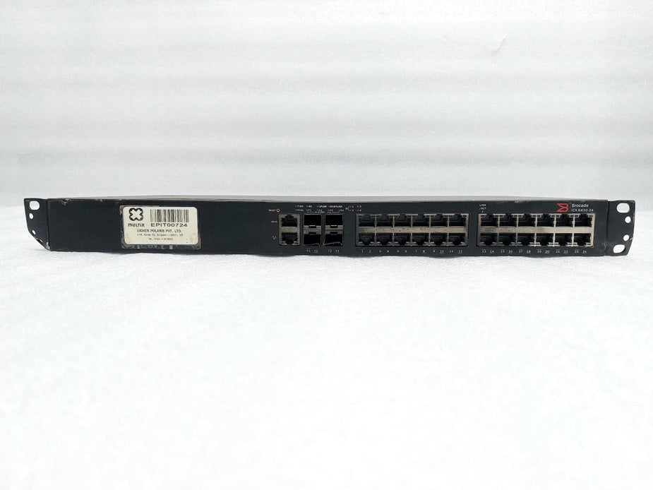 BROCADE COMMUNICATIONS ICX6430-24 ETHERNET SWITCH