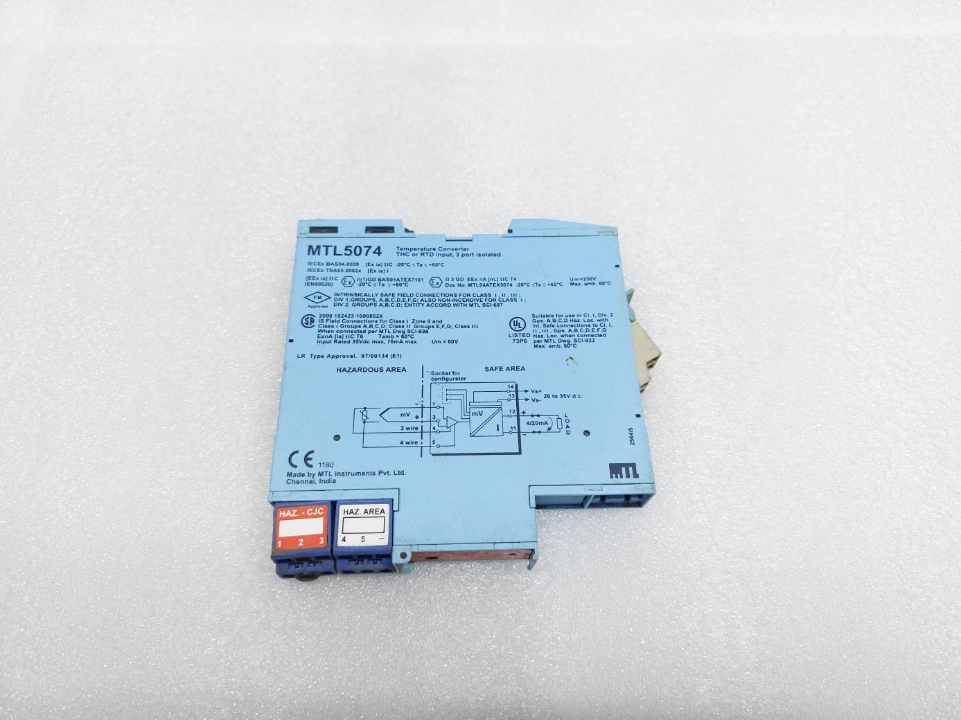 MTL MTL5074 TEMPERATURE CONVERTER