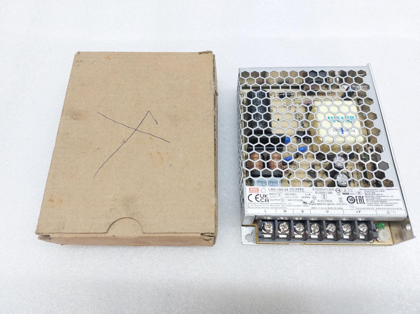 MEAN WELL LRS-100-24 POWER SUPPLY