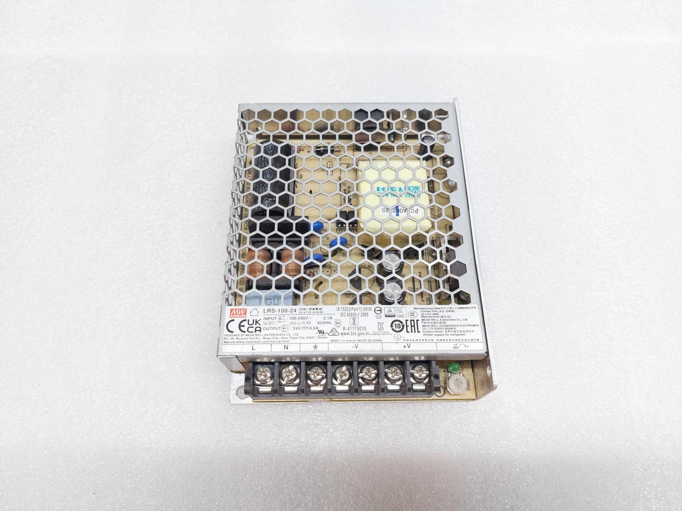 MEAN WELL LRS-100-24 POWER SUPPLY