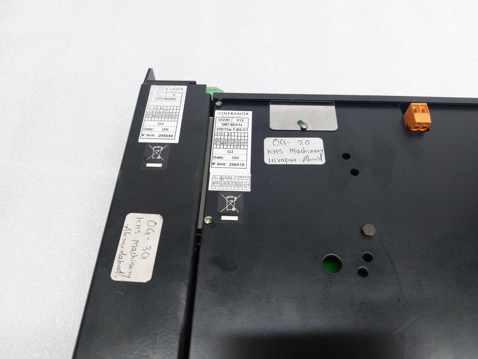 INFRANOR SMT-BD1 SMT-BD1/1A SERVO DRIVE 220/12-T-BS-CT