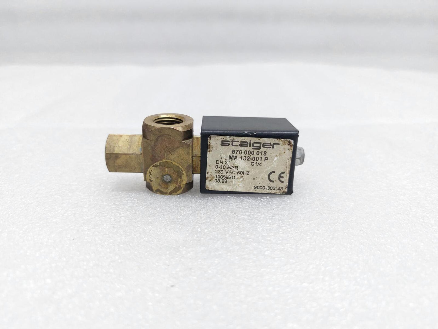 STAIGER 670.000.018 SOLENOID VALVE MA 132-001 P