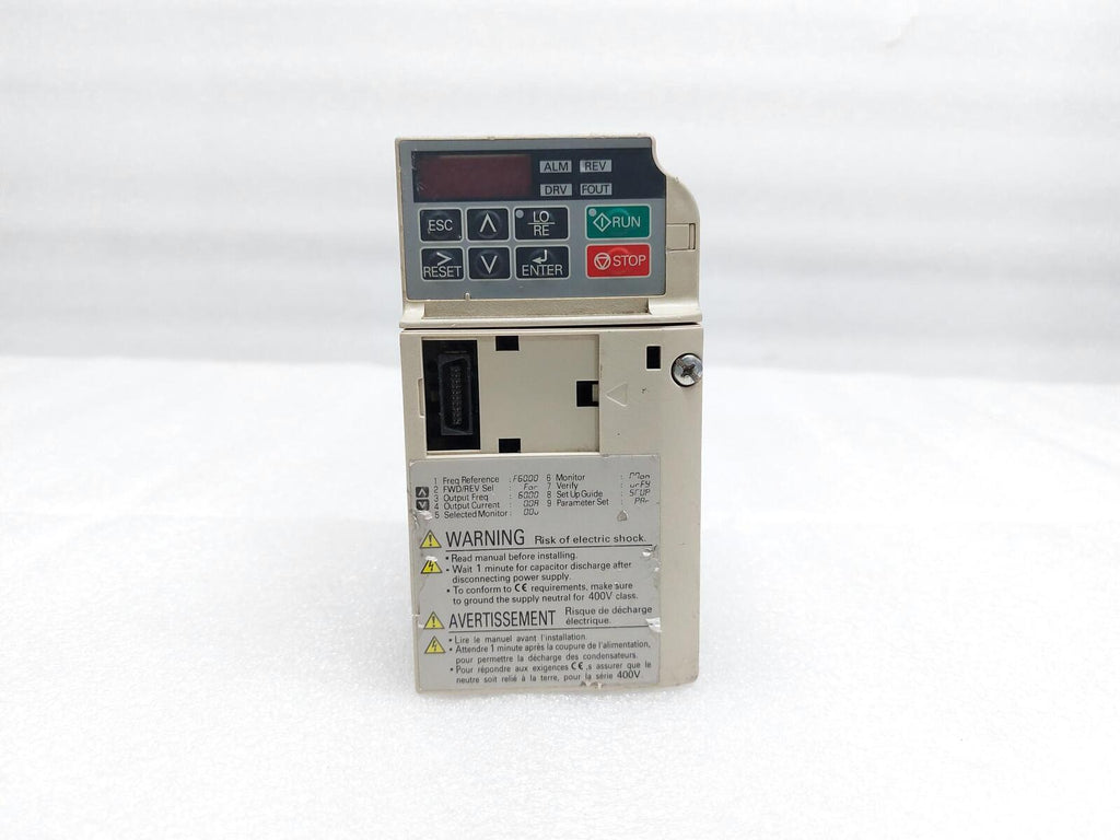 YASKAWA CIMR-JTBA0003BAA AC DRIVE 075KW/0.4KW REV.A