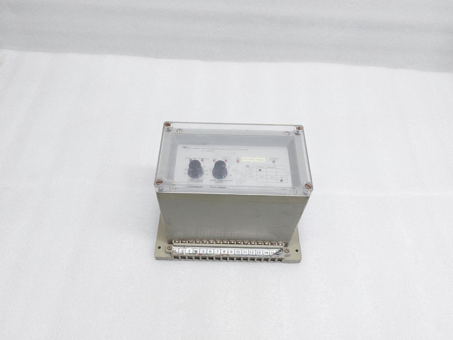 NEW ELEC 330M CRANE MOTOR PROTECION MONITOR 330MC220S4/150/60%
