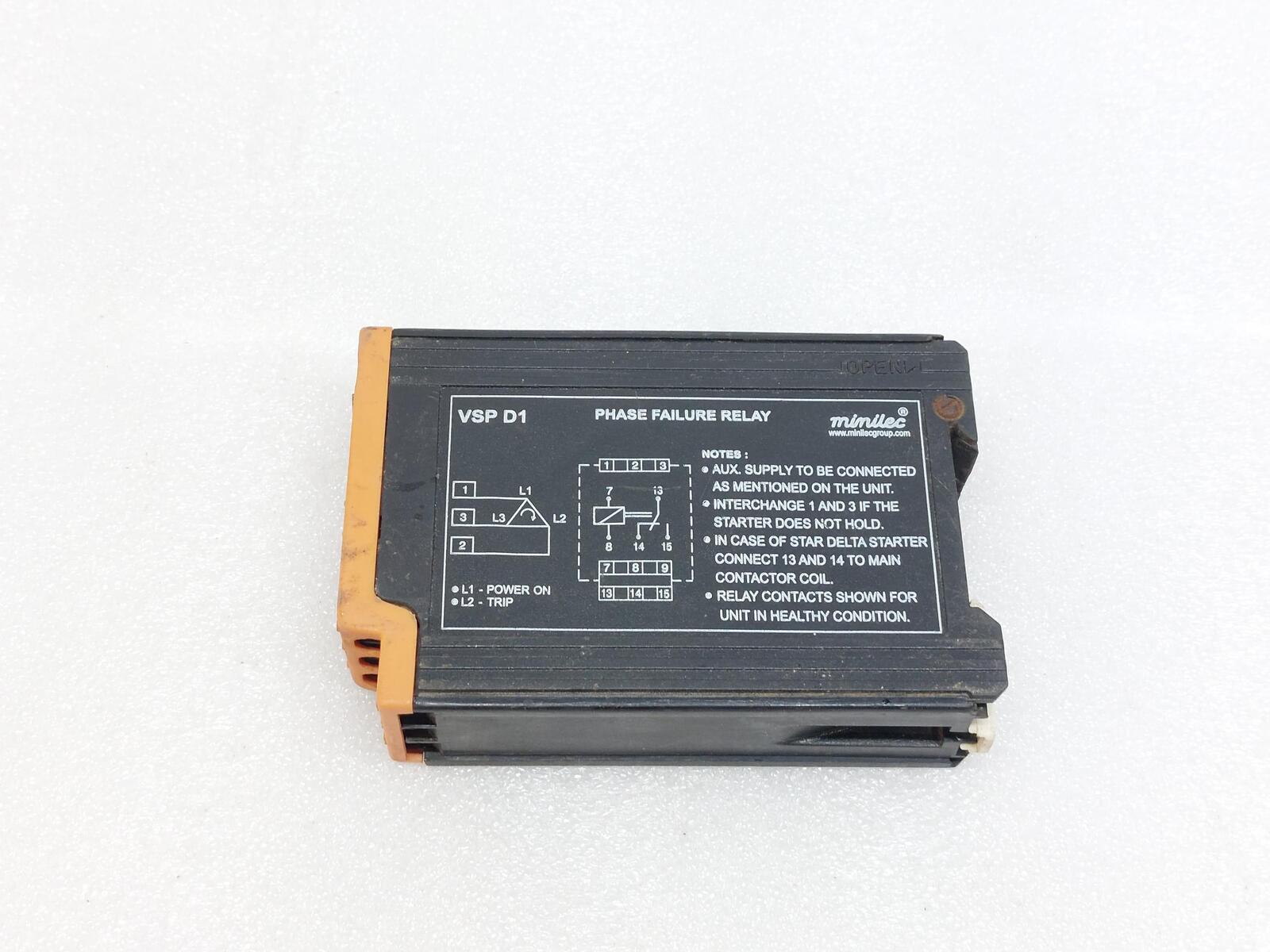 MINILEC VSP D1 PHASE FAILURE RELAY